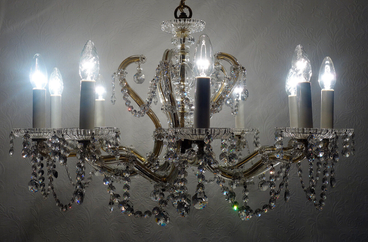 Sehr Hochwertige PALWA Maria Theresia Kronleuchter, Lüster 10 Flammig